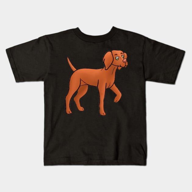 Vizsla Kids T-Shirt by the-artsy-park